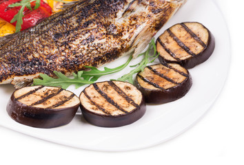Grilled seabass