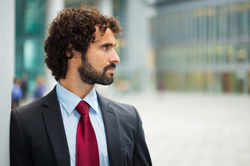 Fototapeta premium Handsome businessman portrait