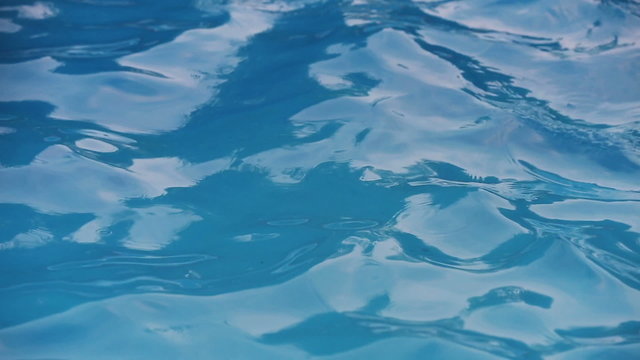 Abstract wave pattern in the swimming pool
