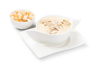 Cream of mushroom soup