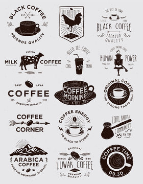 Handmade Coffee Badges Collections