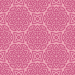 Pink ethnic pattern