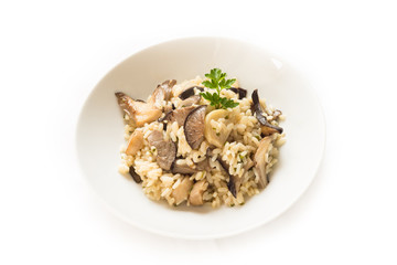 Risotto con funghi
