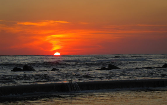 Pacific Coast Sunset.
