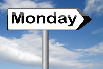 monday sign
