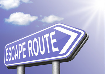 escape route to safety