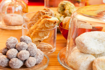 italian cookies - Italienische Kekse und Schokomandeln