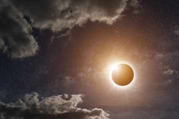 Naklejka premium Eclipse of the sun