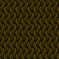 leaf pattern vector gold which black background 