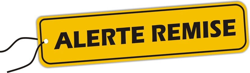 bouton alerte remise