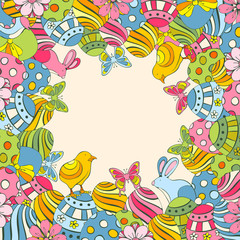 Fototapeta premium Easter background