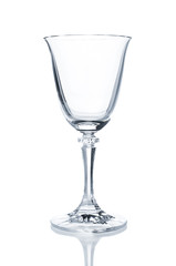 Empty wine glass