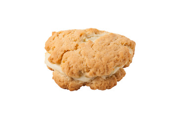 Cookies with cottage cheese - sochnik on a light background