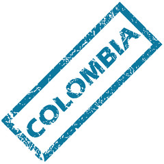 Colombia rubber stamp