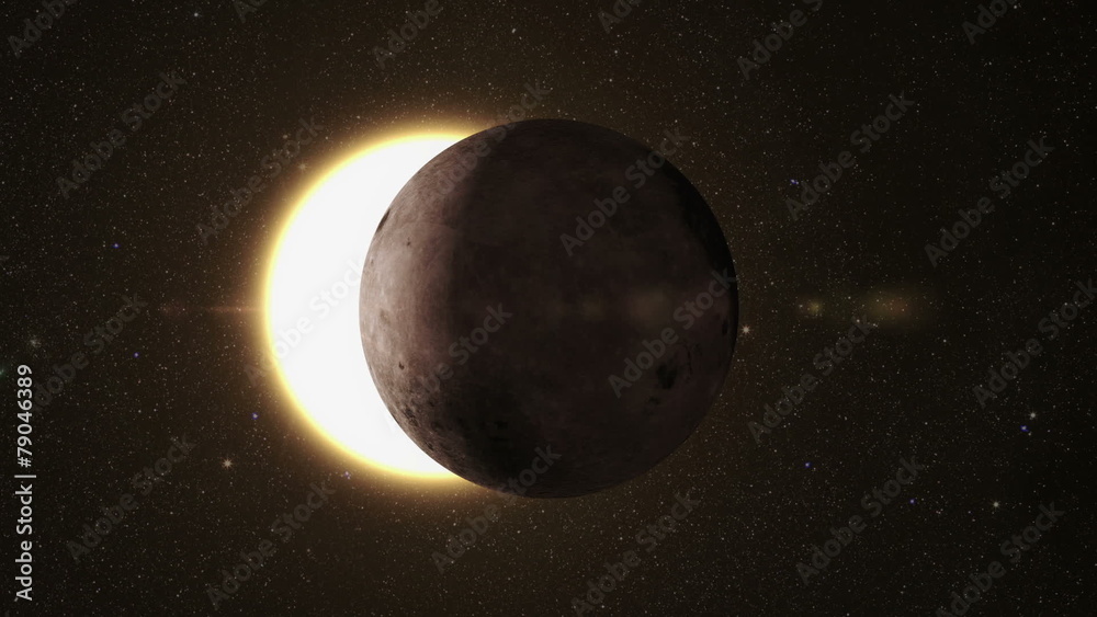 Canvas Prints solar eclipse