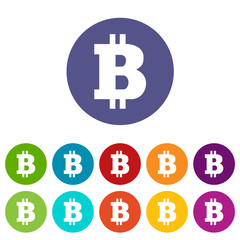 Bitcoin flat icon