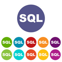 SQL flat icon