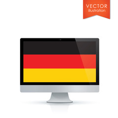 Germany flag, made in Germany