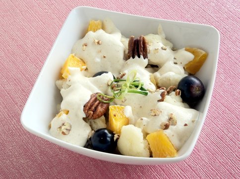 salad with fruits and vegetables