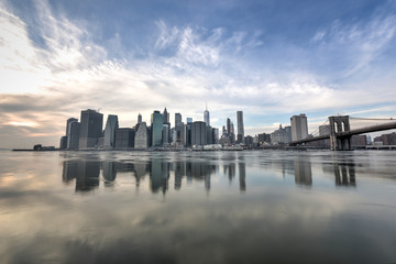 Fototapeta premium New York Downtown Skyline