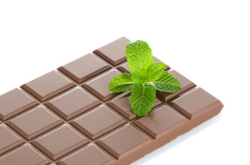 Closeup detail of chocolate