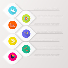 Abstract digital illustration Infographic.