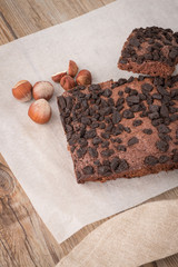 Tasty chocolate brownies