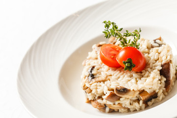 risotto with mushrooms