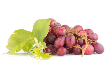 Bunch of red grapes