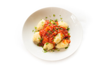 Gnocchi di patate con salsa di pomodoro
