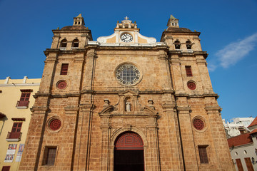 Fototapeta na wymiar Iglesia de San Pedro Claver, Cartagena de Indias