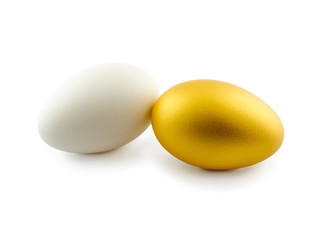 Eggs Isolated on White Background