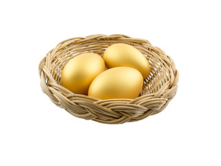 Eggs Isolated on White Background