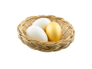 Eggs Isolated on White Background