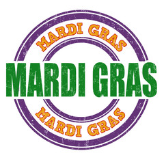 Mardi Gras stamp