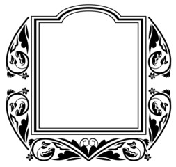 background with ornament and free space for text