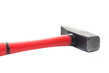 Iron hammer isolated on a white background