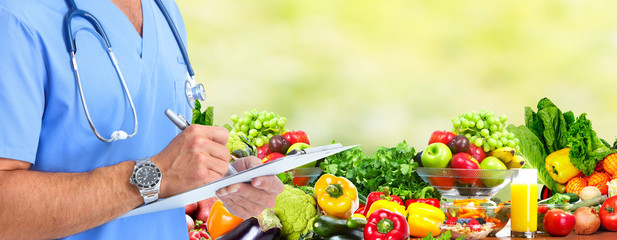 Diet and health care.