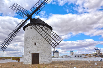 The adventure of the windmills, Don Quijote, Campo de Criptana