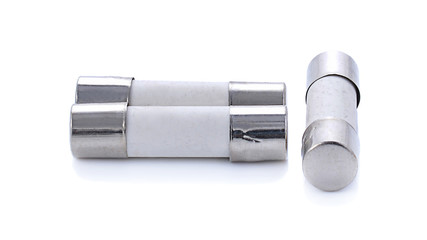 fuse plug on white background