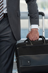 Businessman in urban environment