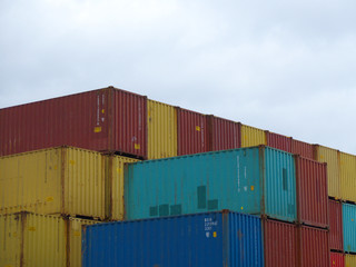 Container am Hafen