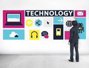 Technology Social Media Networking Online Digital Concept