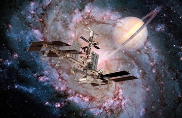 Satellite Space Station Spacecraft