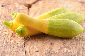 fresh vegetable zucchini isolated on white background