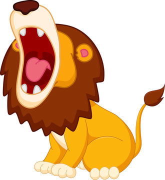 Cartoon Roaring Lion Images – Browse 13,087 Stock Photos, Vectors, and ...