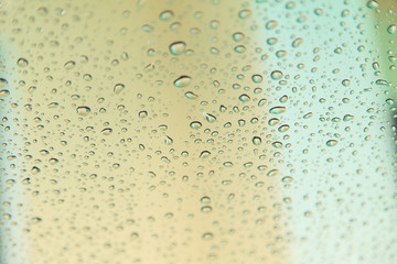 Rain on glass