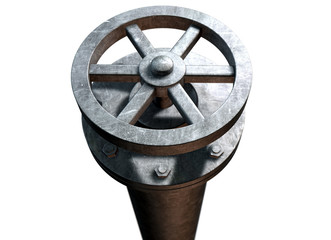 Obraz premium Metal Shutoff Valve