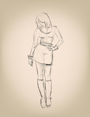 SKETCH. fashion girls