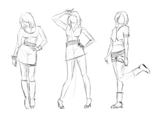 SKETCH. fashion girls